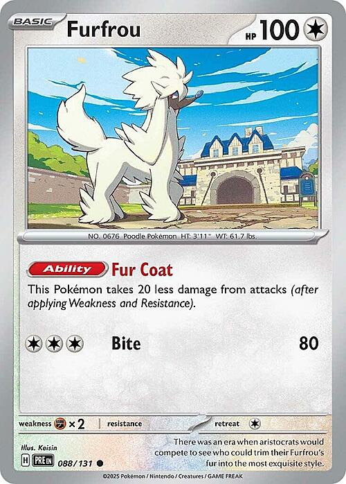 Furfrou Card Front