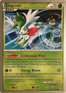 Shaymin [Call for Family | Leaf Drain] Card Front