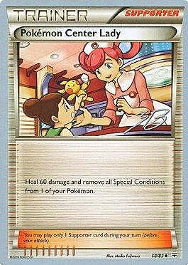 Pokemon Center Lady Card Front