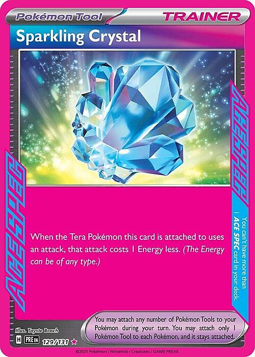 Sparkling Crystal Card Front