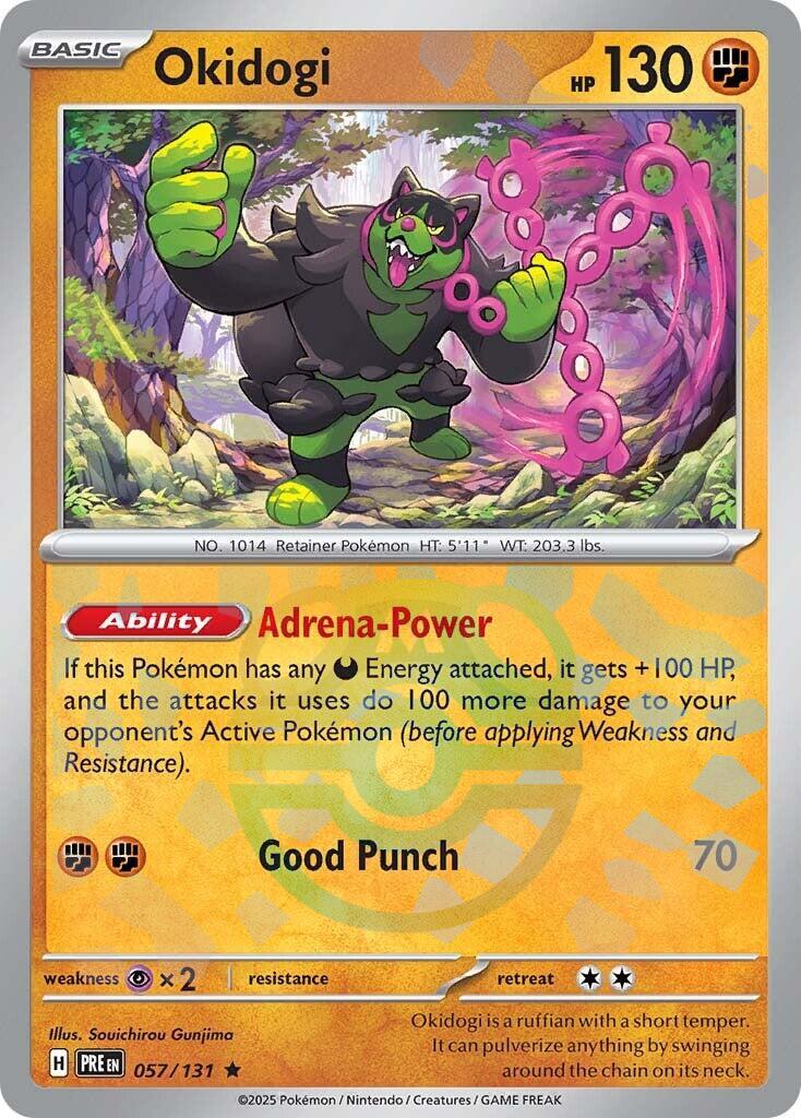 Okidogi Prismatic Evolutions - Master Ball Reverse Holo | Pokmon |  CardTrader