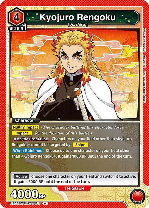 Kyojuro Rengoku Card Front