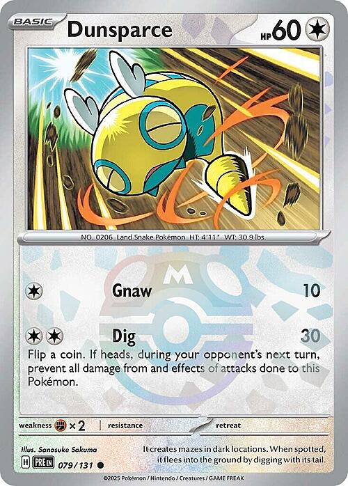 Dunsparce Card Front