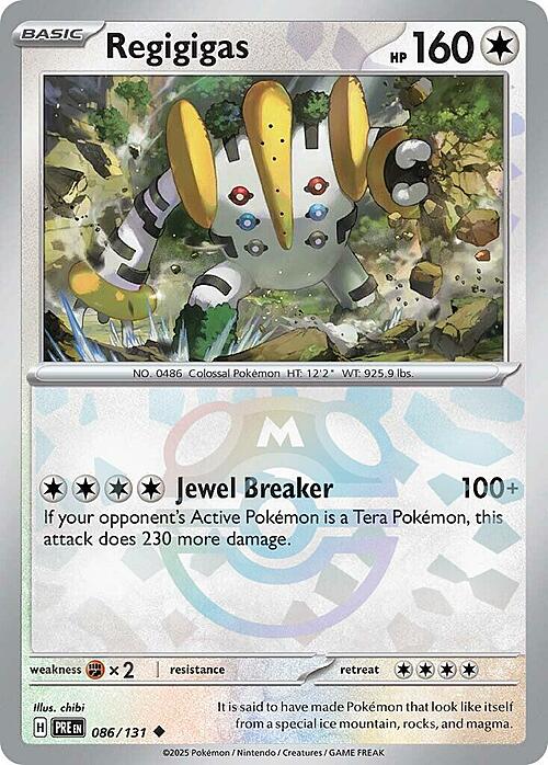 Regigigas Card Front