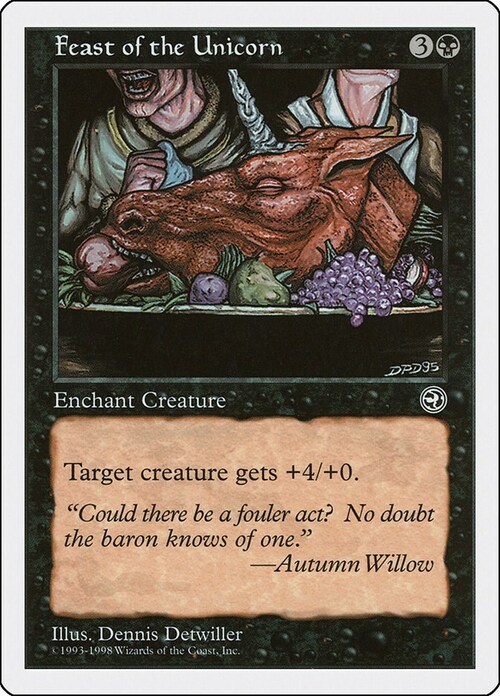 Feast of the Unicorn Card Front
