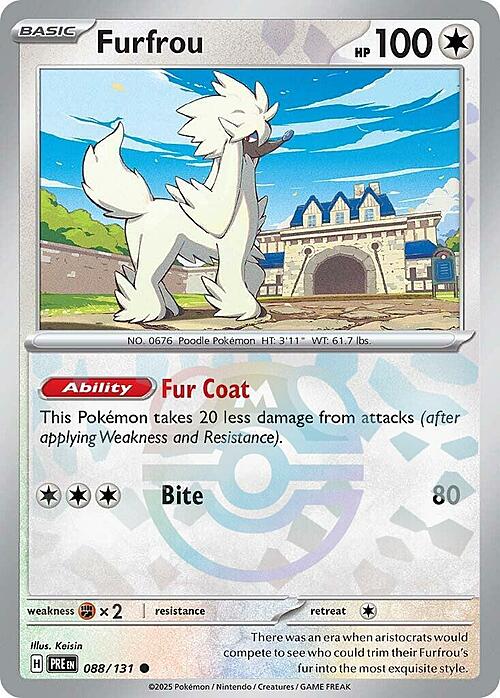 Furfrou Card Front