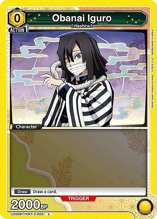 Obanai Iguro Card Front