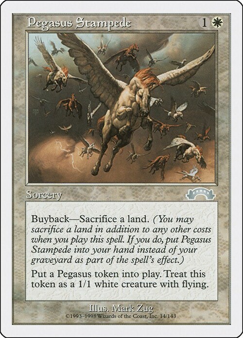 Pegasus Stampede Card Front
