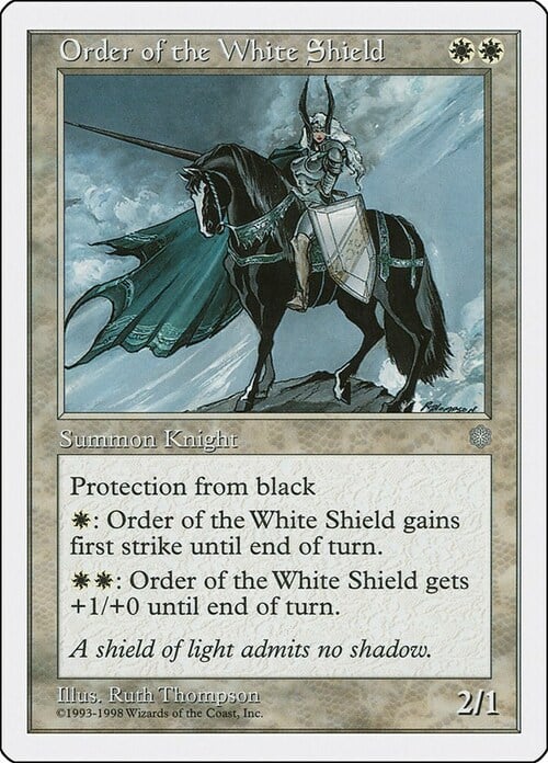 Order of the White Shield Card Front