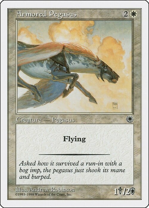 Armored Pegasus Card Front