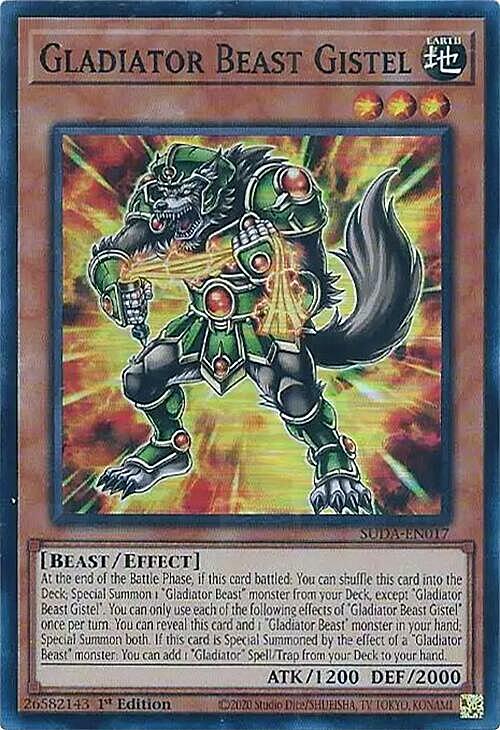 Gladiator Beast Gistel Card Front