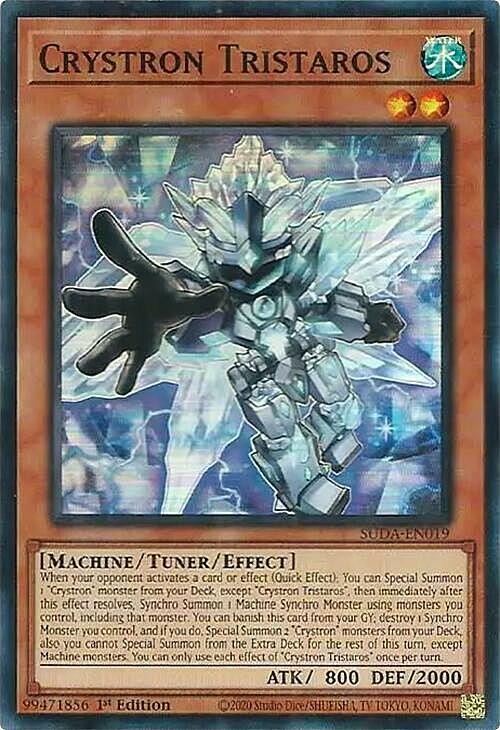 Crystron Tristaros Card Front
