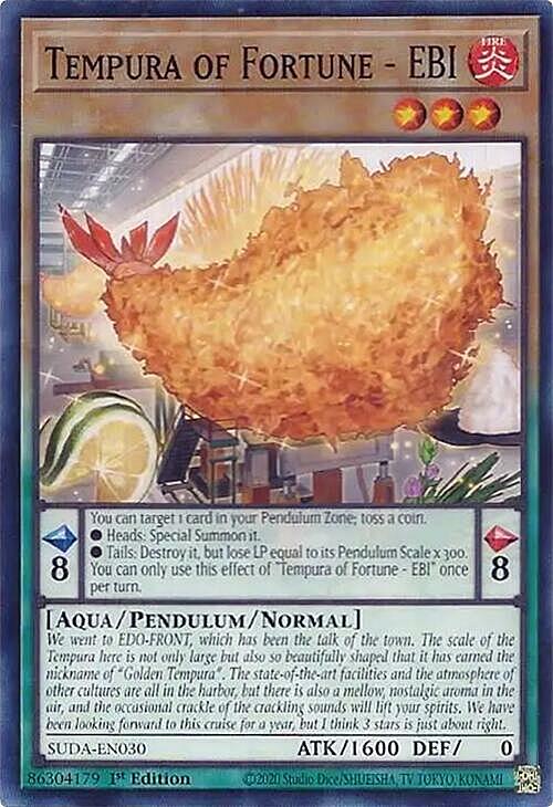 Tempura of Fortune - EBI Card Front