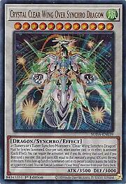 Crystal Clear Wing Over Synchro Dragon · Ultra Rare 039