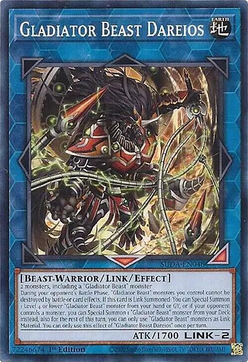 Gladiator Beast Dareios Card Front