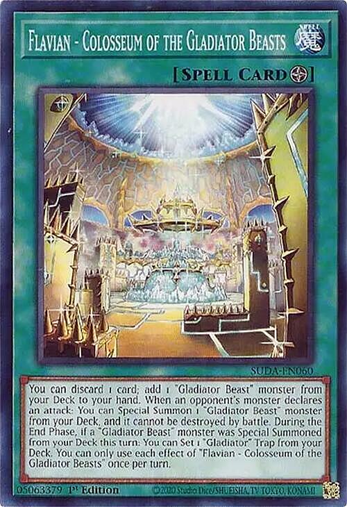 Flavian - Colosseum of the Gladiator Beasts Card Front