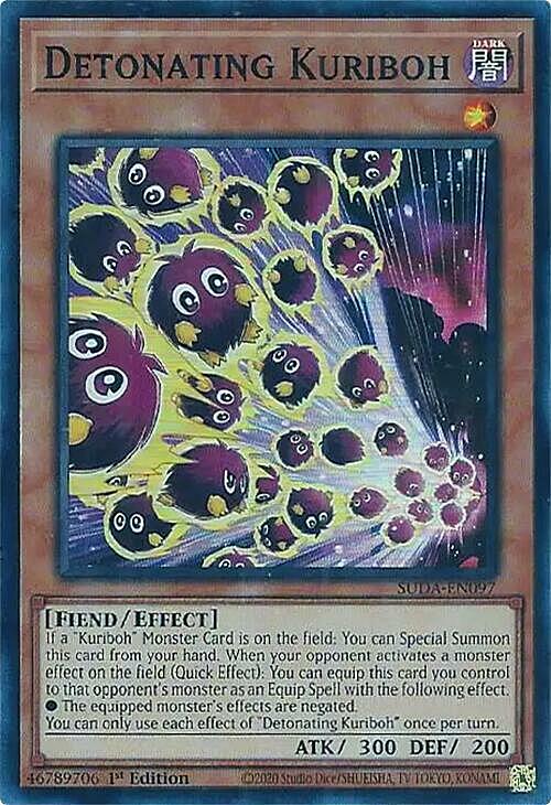 Detonating Kuriboh Card Front