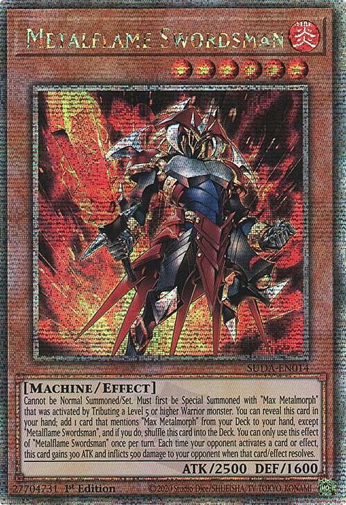 Metalflame Swordsman Card Front