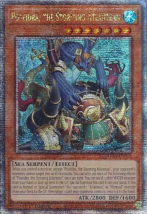 Poseidra, the Storming Atlantean Card Front
