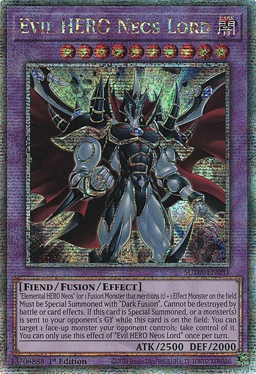 Evil HERO Neos Lord Card Front