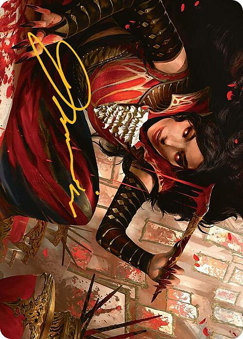 Art Series: Blood Artist Card Front