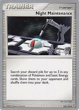 Manutenzione Notturna Card Front