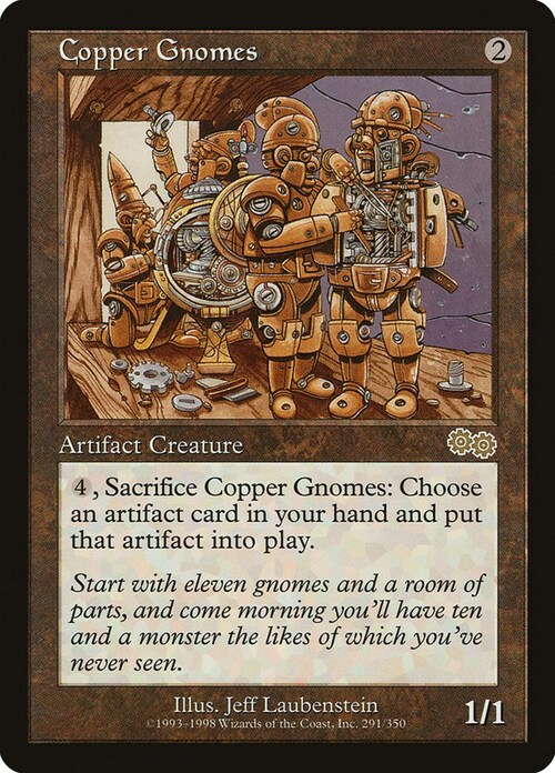 Copper Gnomes Card Front