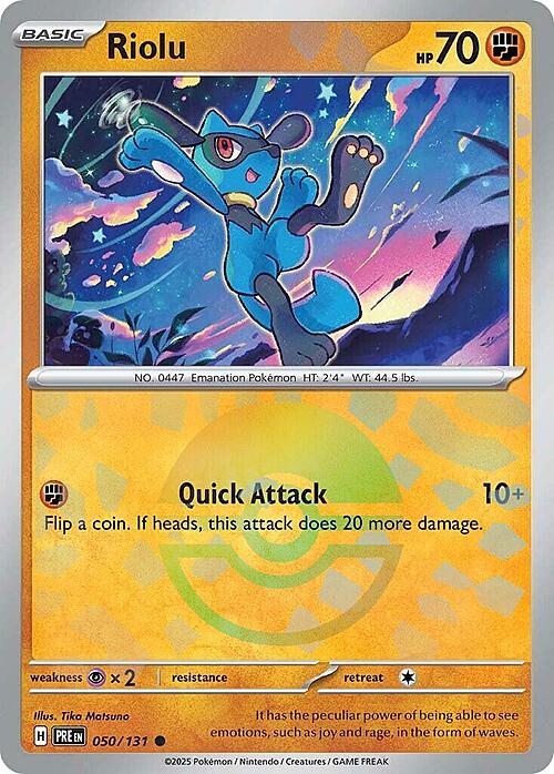 Riolu Card Front