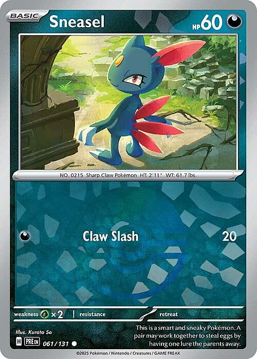 Sneasel Card Front