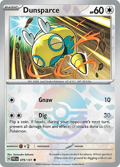 Dunsparce Card Front