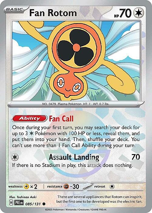 Rotom Vortice Card Front