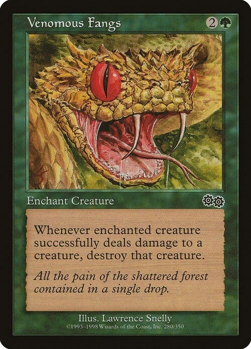 Venomous Fangs Card Front