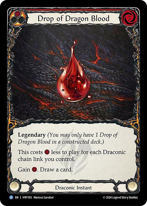 Drop of Dragon Blood Card Front