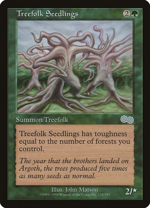 Treefolk Seedlings Card Front
