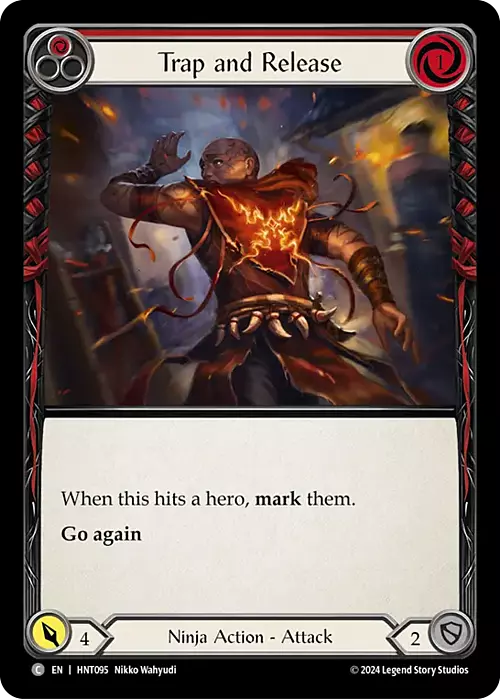 Trap and Release - Red Card Front