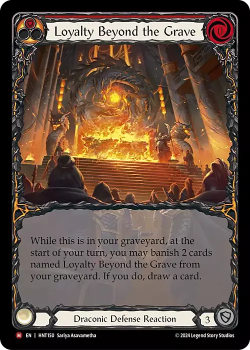 Loyalty Beyond the Grave Card Front