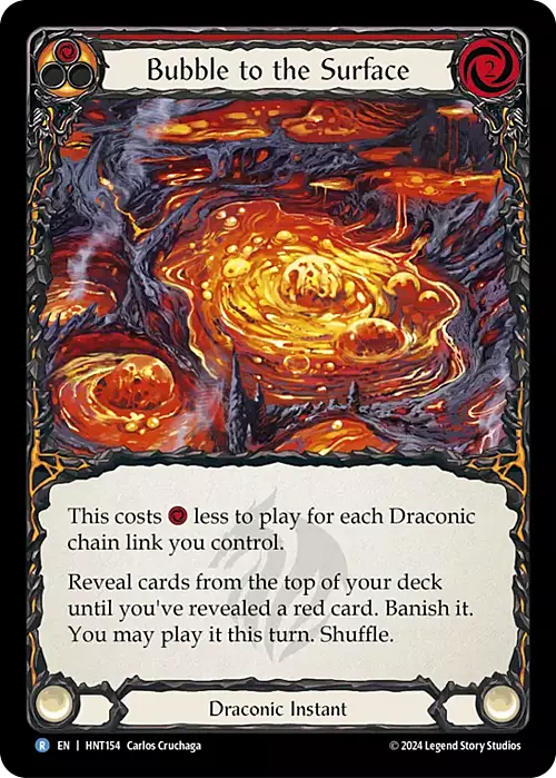 Bubble to the Surface Card Front