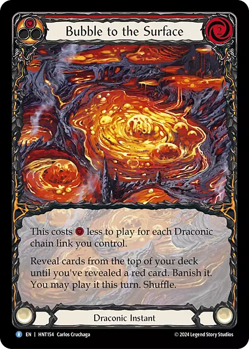 Bubble to the Surface Card Front