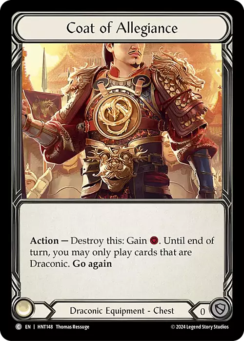 Coat of Allegiance Card Front