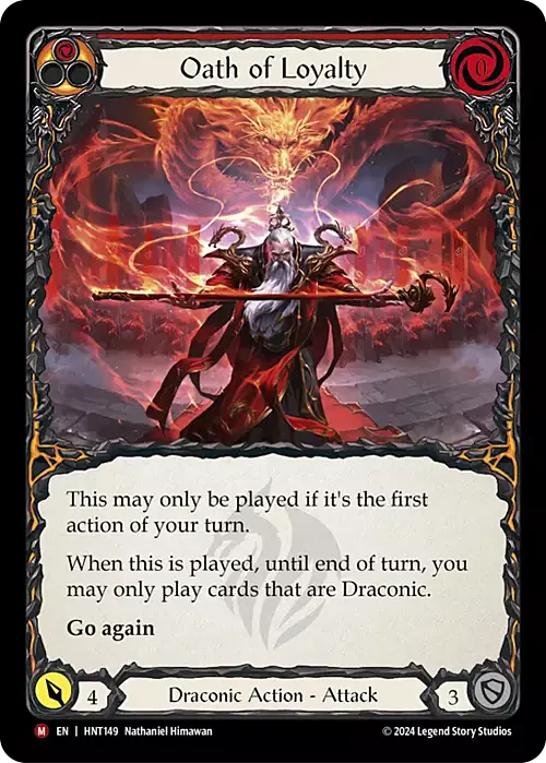 Oath of Loyalty Card Front