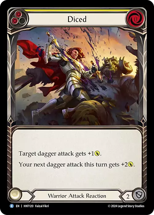 Diced - Yellow Card Front