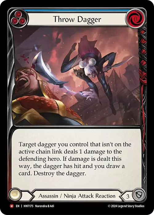 Throw Dagger Card Front