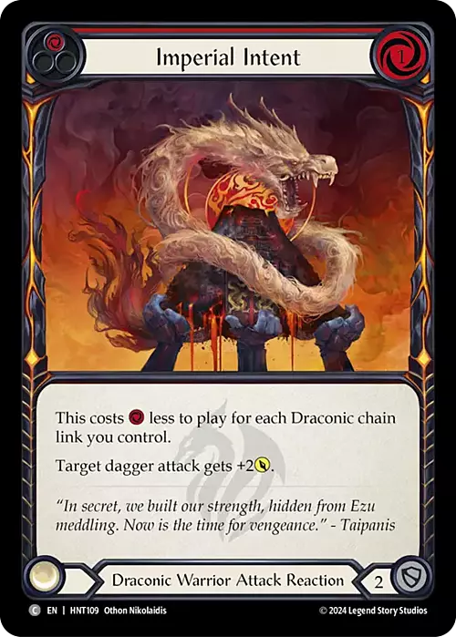Imperial Intent Card Front