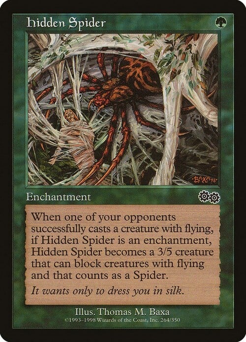 Hidden Spider Card Front