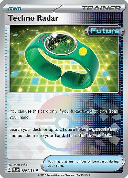 Techno Radar Card Front