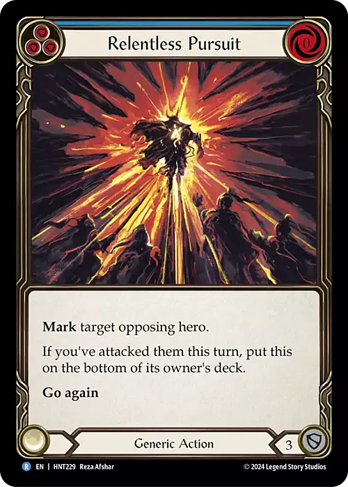 Relentless Pursuit Card Front
