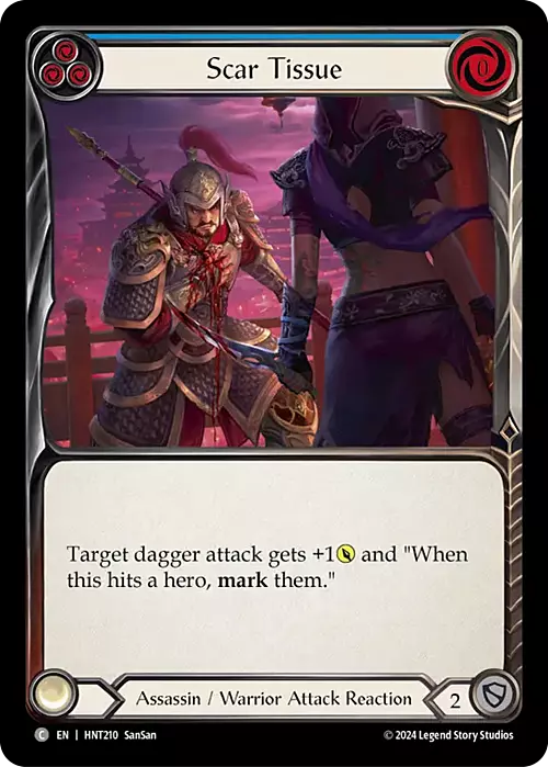 Scar Tissue - Blue Card Front