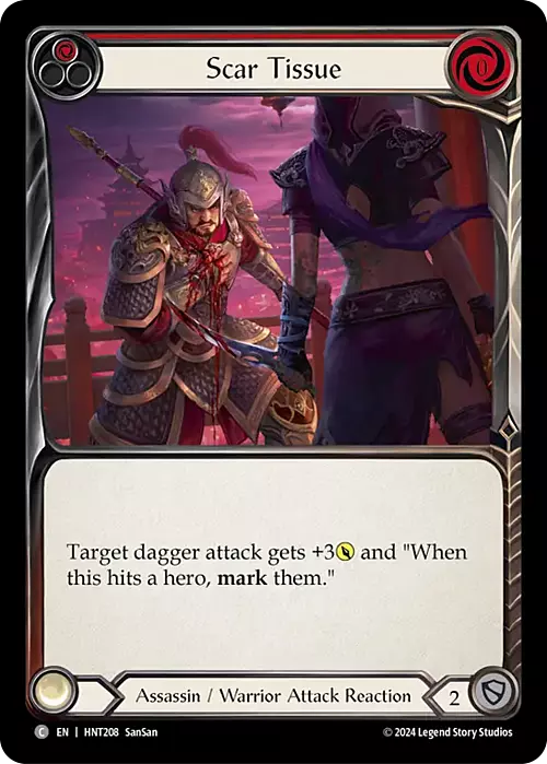 Scar Tissue - Red Card Front