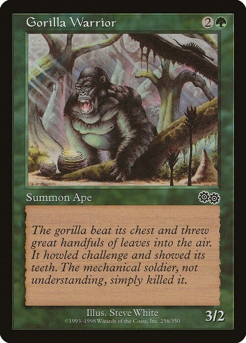 Guerriero Gorilla Card Front