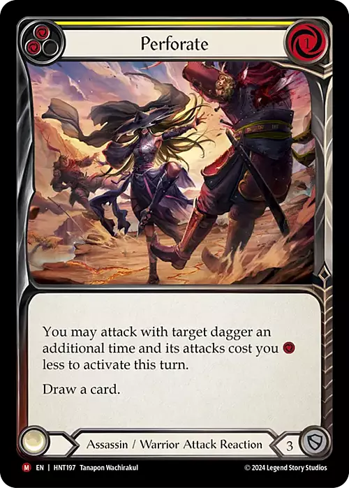 Perforate Card Front